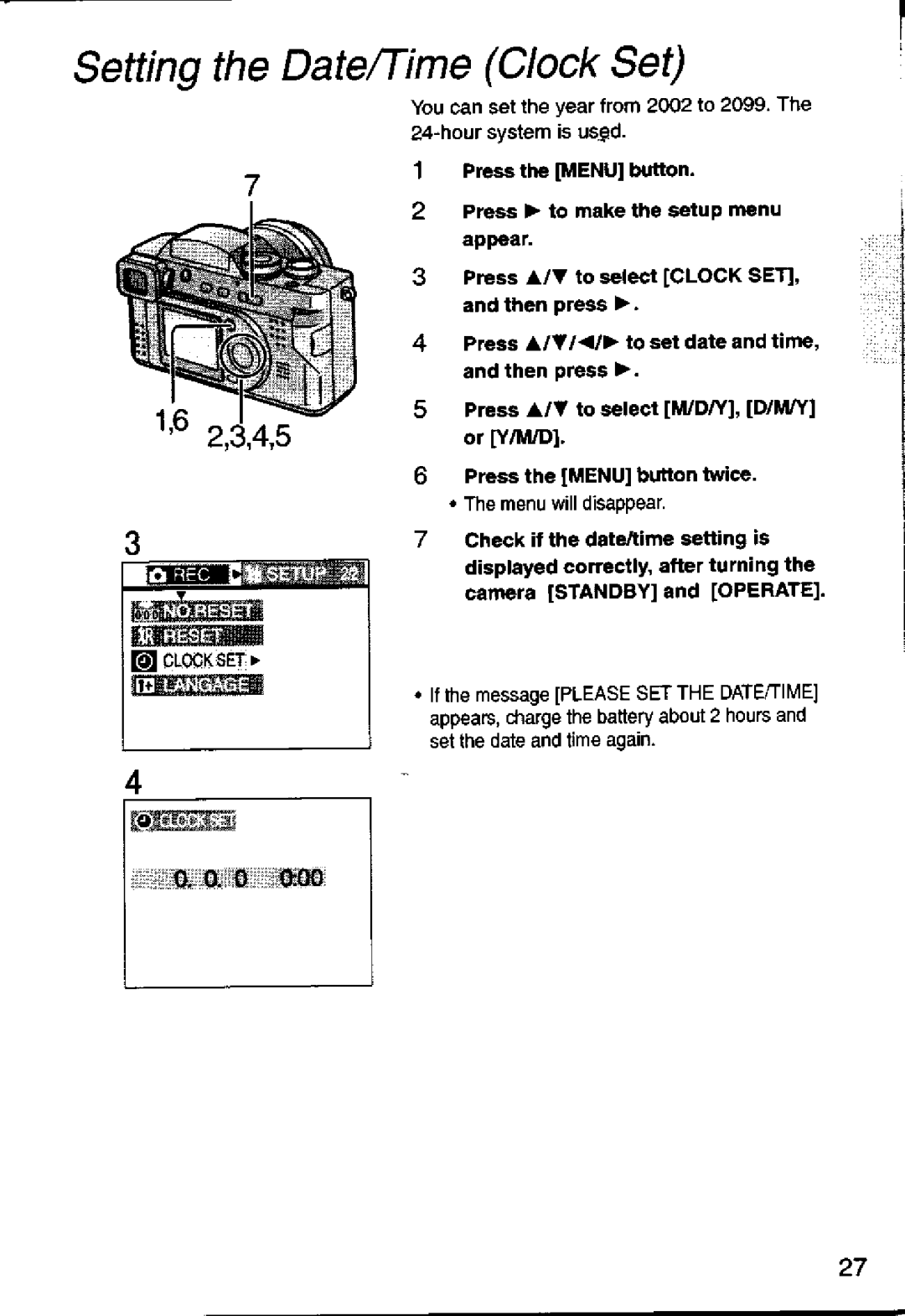 Panasonic DMC-FZ1A manual 