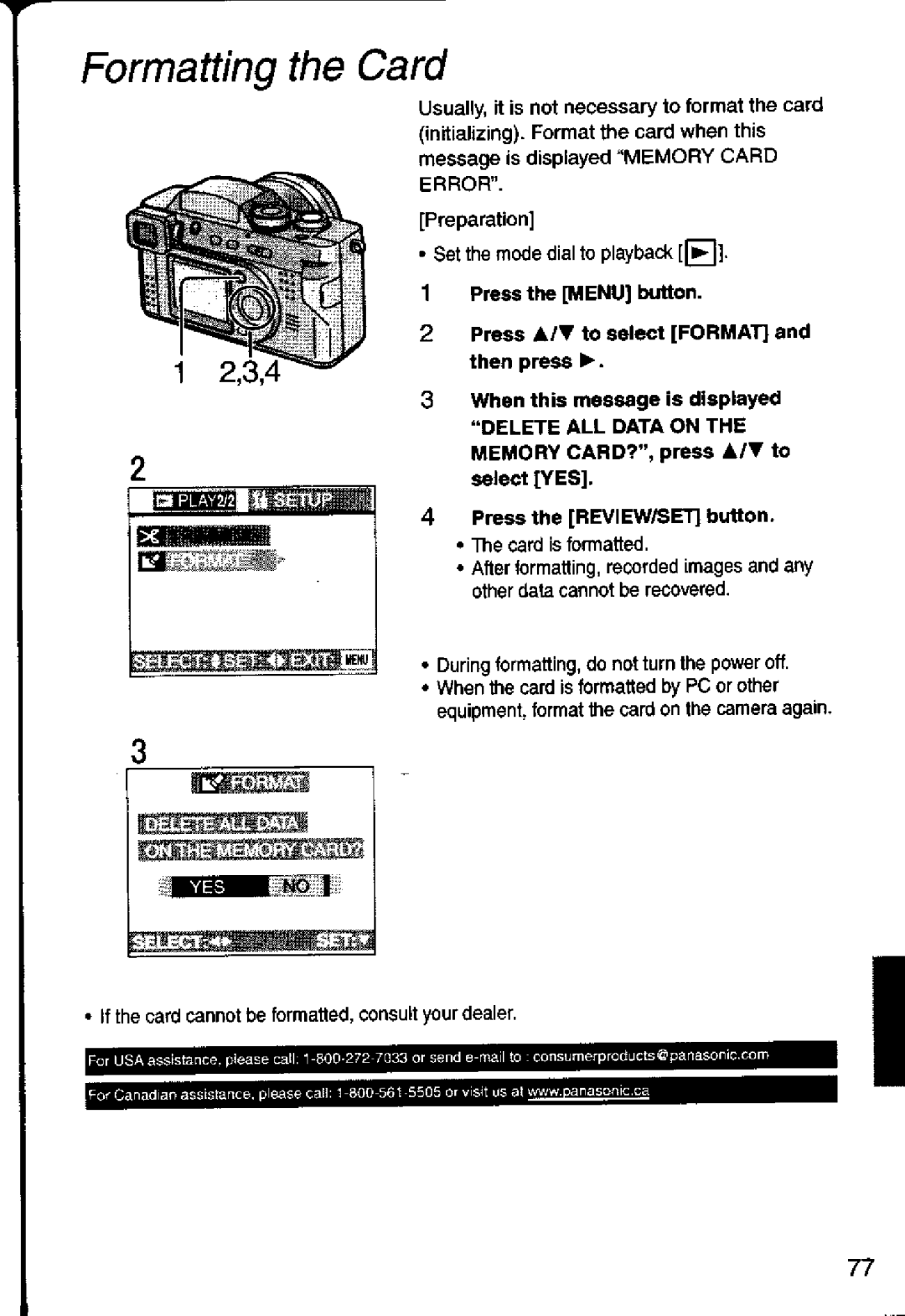 Panasonic DMC-FZ1A manual 