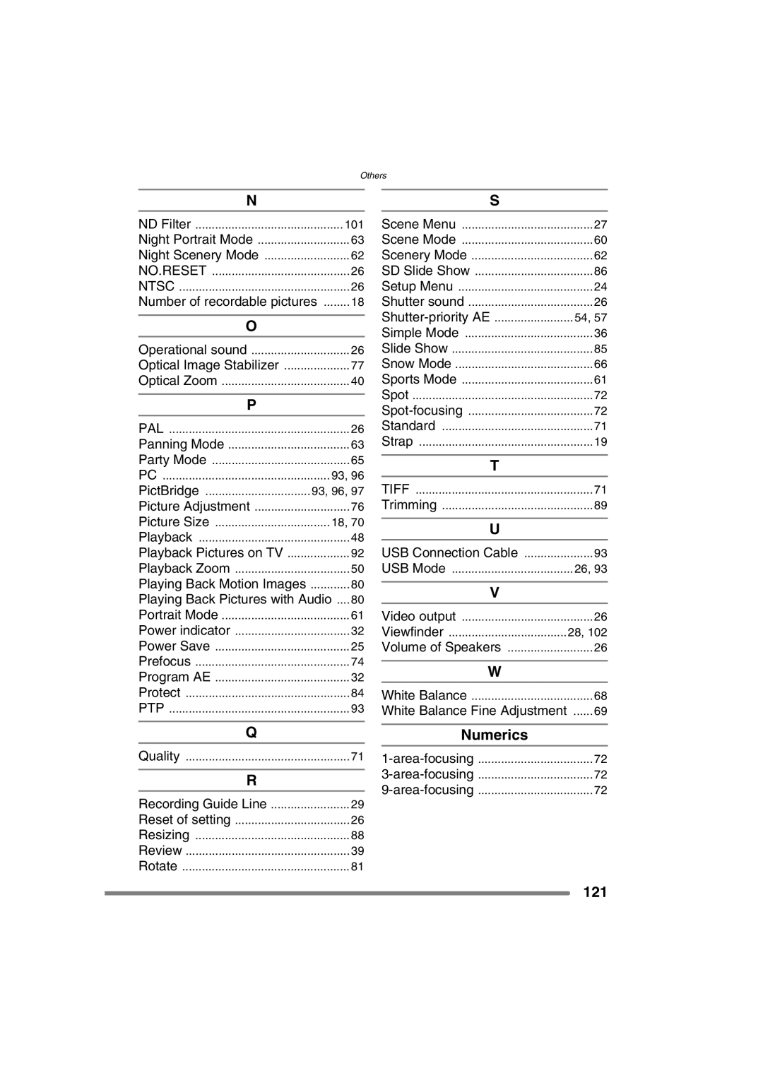 Panasonic DMC-FZ3PP operating instructions NO.RESET Ntsc, Ptp 