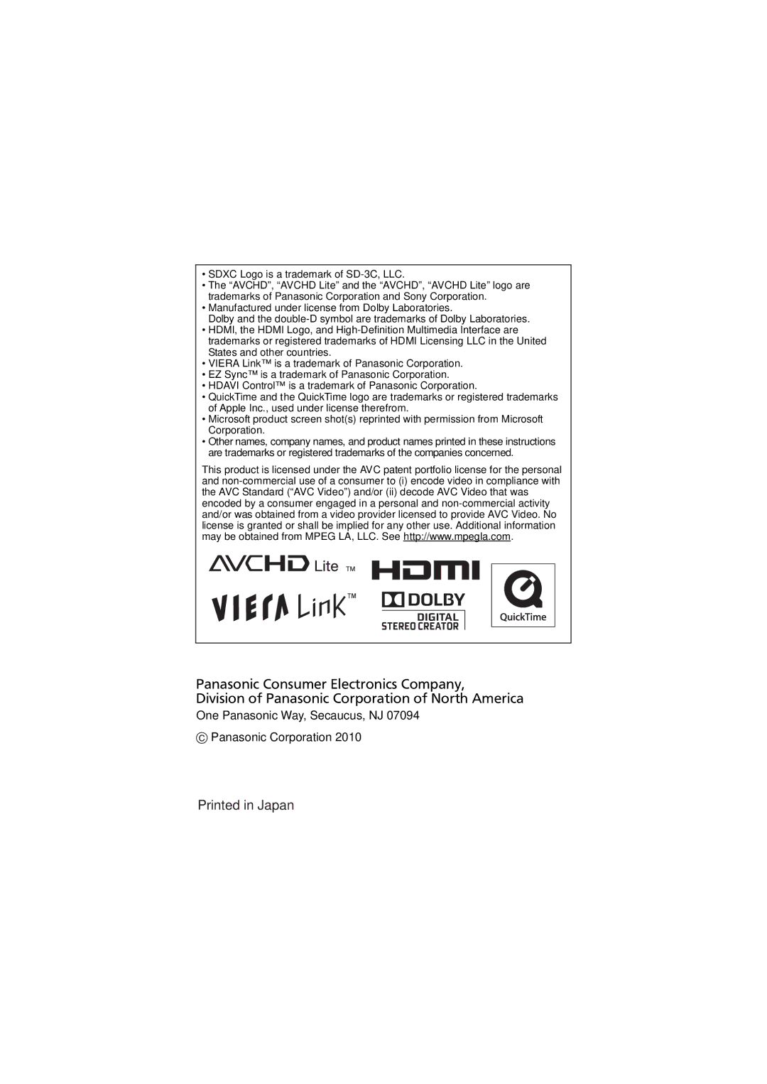 Panasonic DMC-FZ40, VQT2X16 operating instructions 