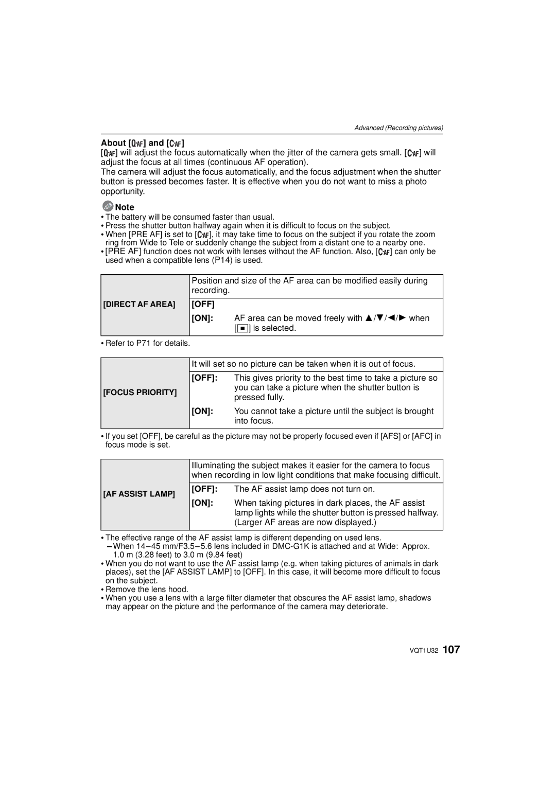 Panasonic DMC-G1K operating instructions About 