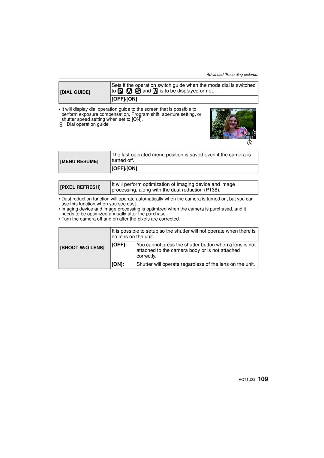 Panasonic DMC-G1K operating instructions No lens on the unit, Attached to the camera body or is not attached, Correctly 