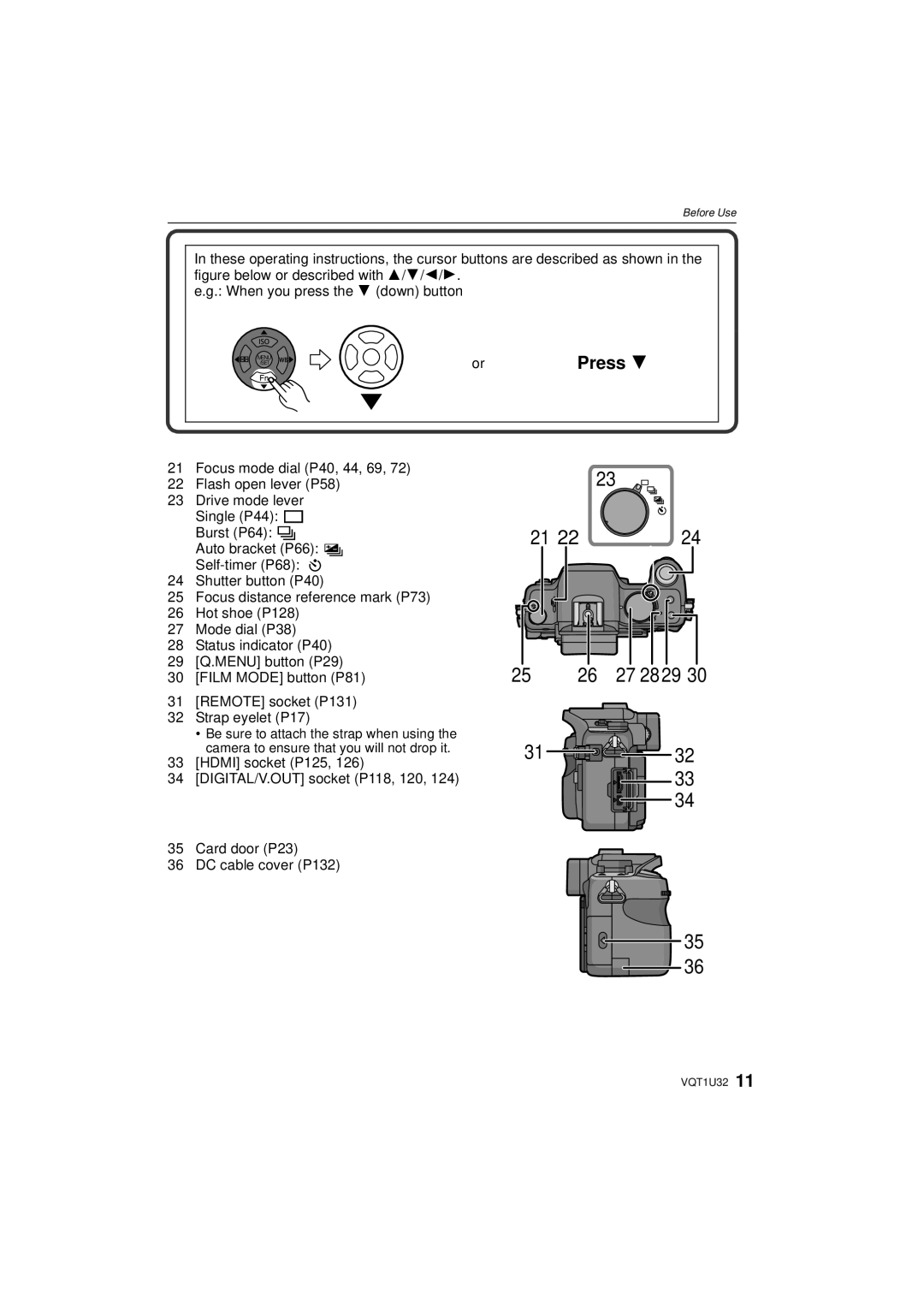 Panasonic DMC-G1K operating instructions 27 2829 