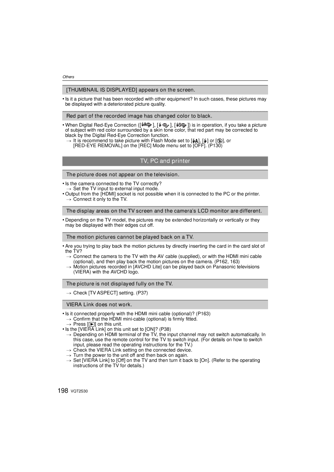 Panasonic DMC-G2K operating instructions TV, PC and printer 