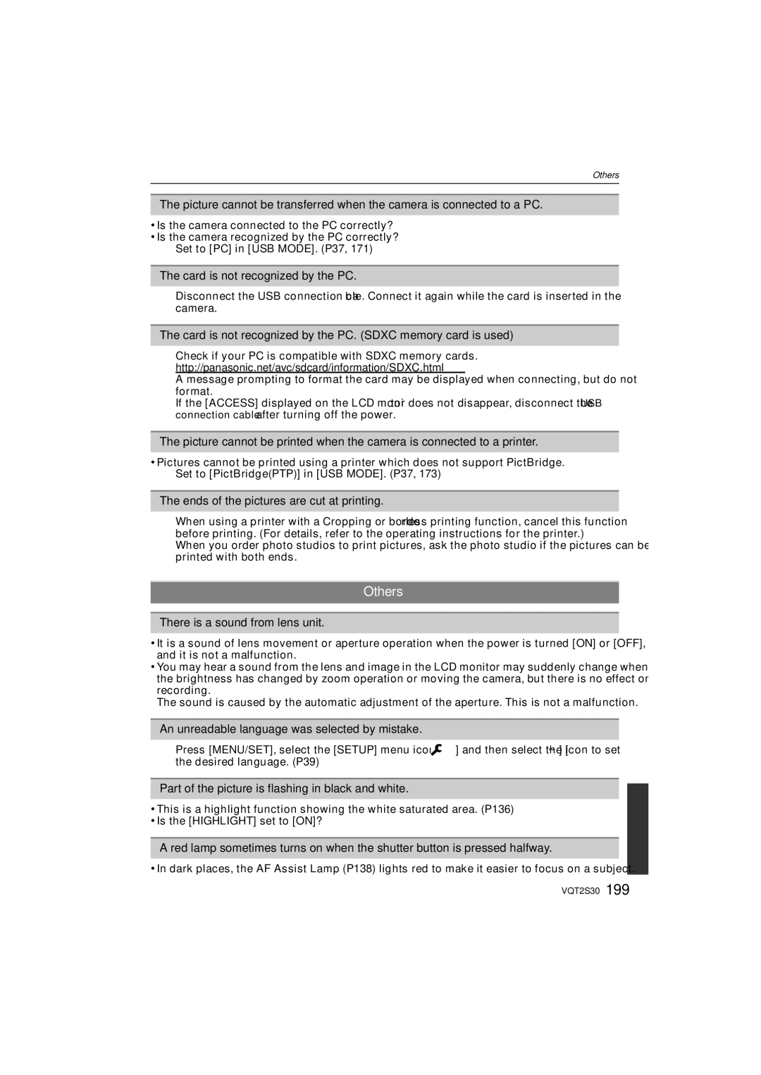 Panasonic DMC-G2K operating instructions Others 