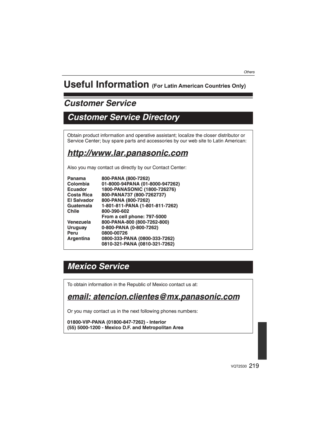 Panasonic DMC-G2K operating instructions Others 