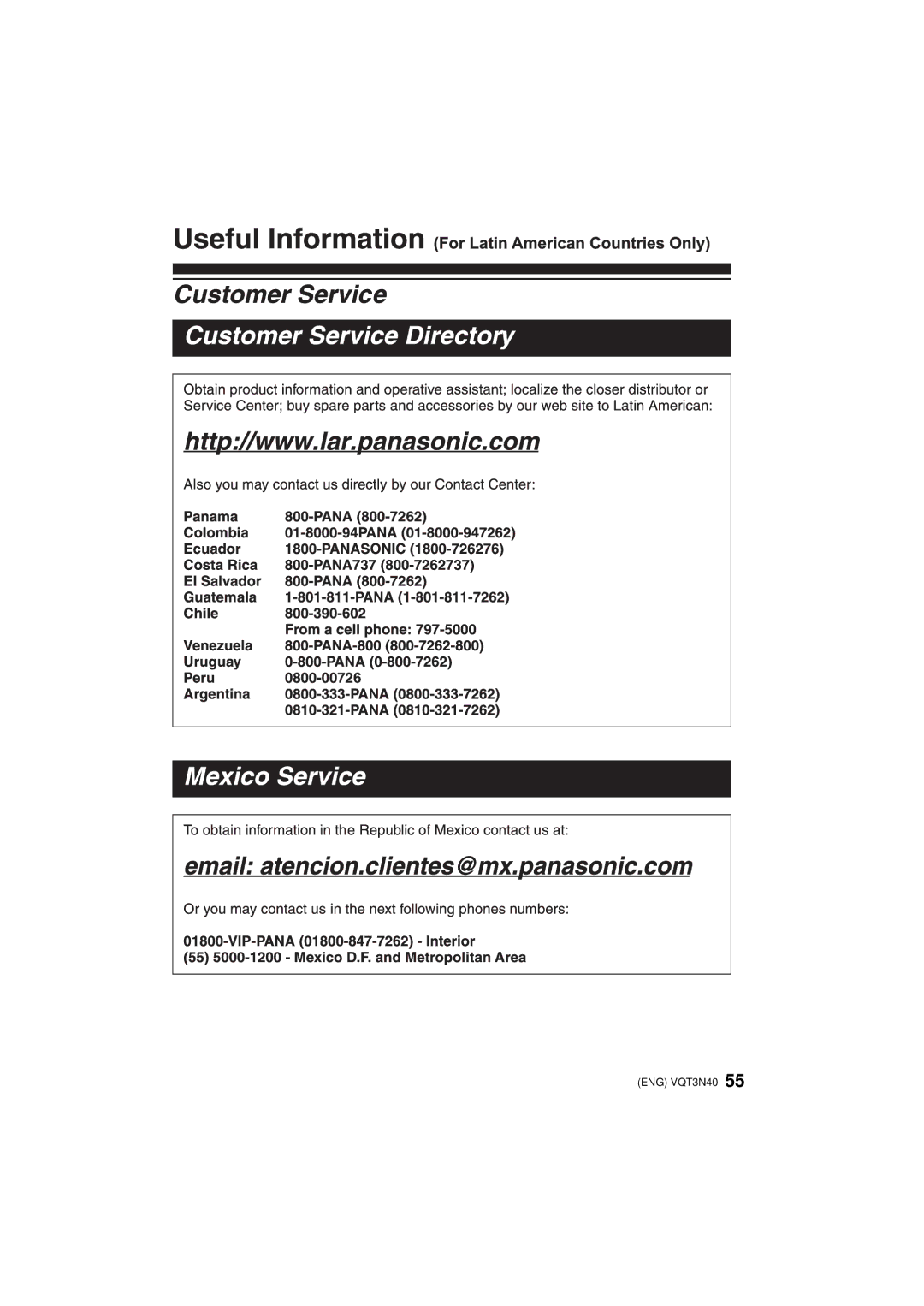 Panasonic DMCG3KK, DMC-G3K, DMC-G3W owner manual ENG VQT3N40 