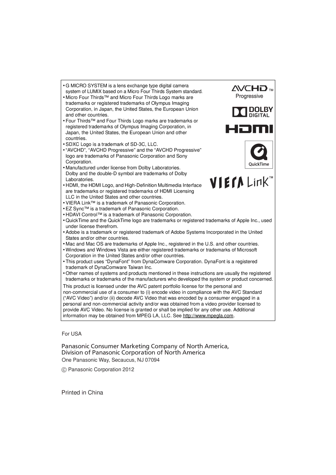 Panasonic DMC-G5-K, DMC-G5X, DMC-G5K owner manual 