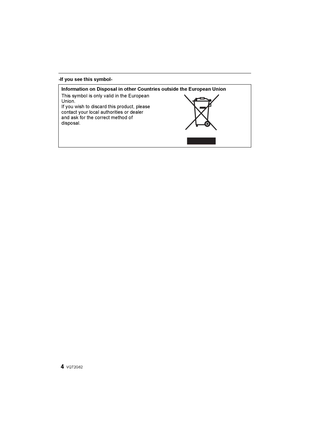 Panasonic DMC-GF1K operating instructions VQT2G62 