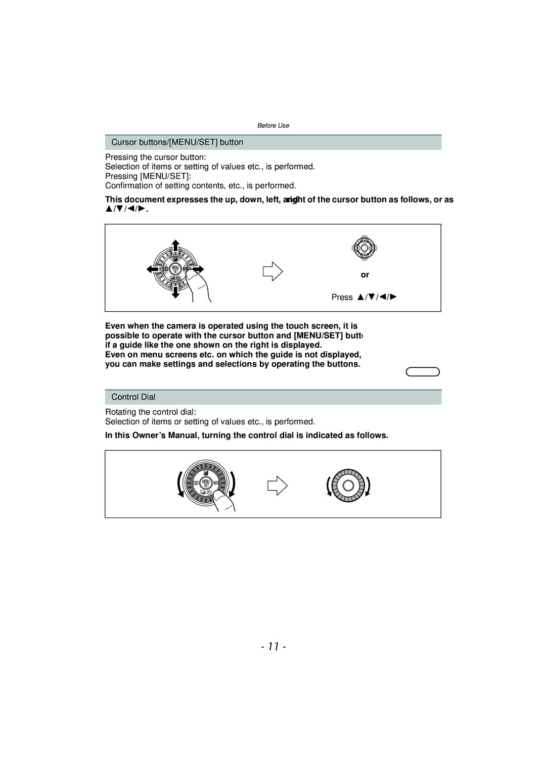 Panasonic DMC-GF5 owner manual Before Use 