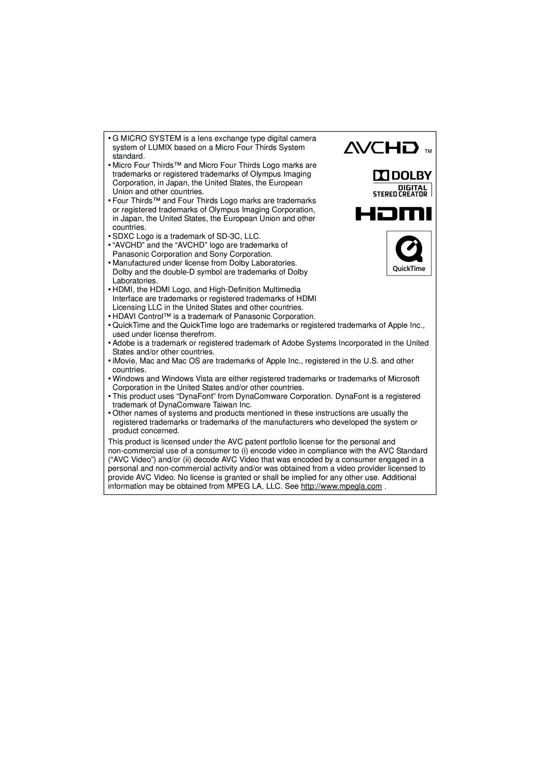 Panasonic DMC-GF5 owner manual 