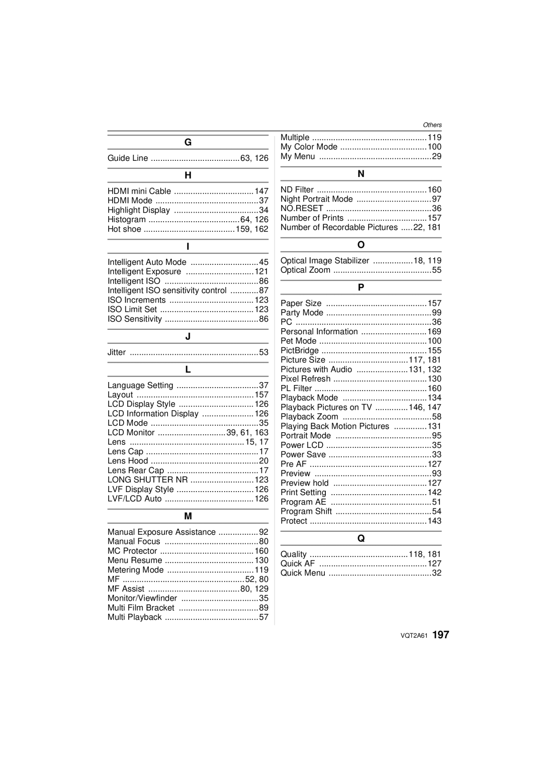 Panasonic DMC-GH1K operating instructions Intelligent ISO sensitivity control, Playback Pictures on TV 