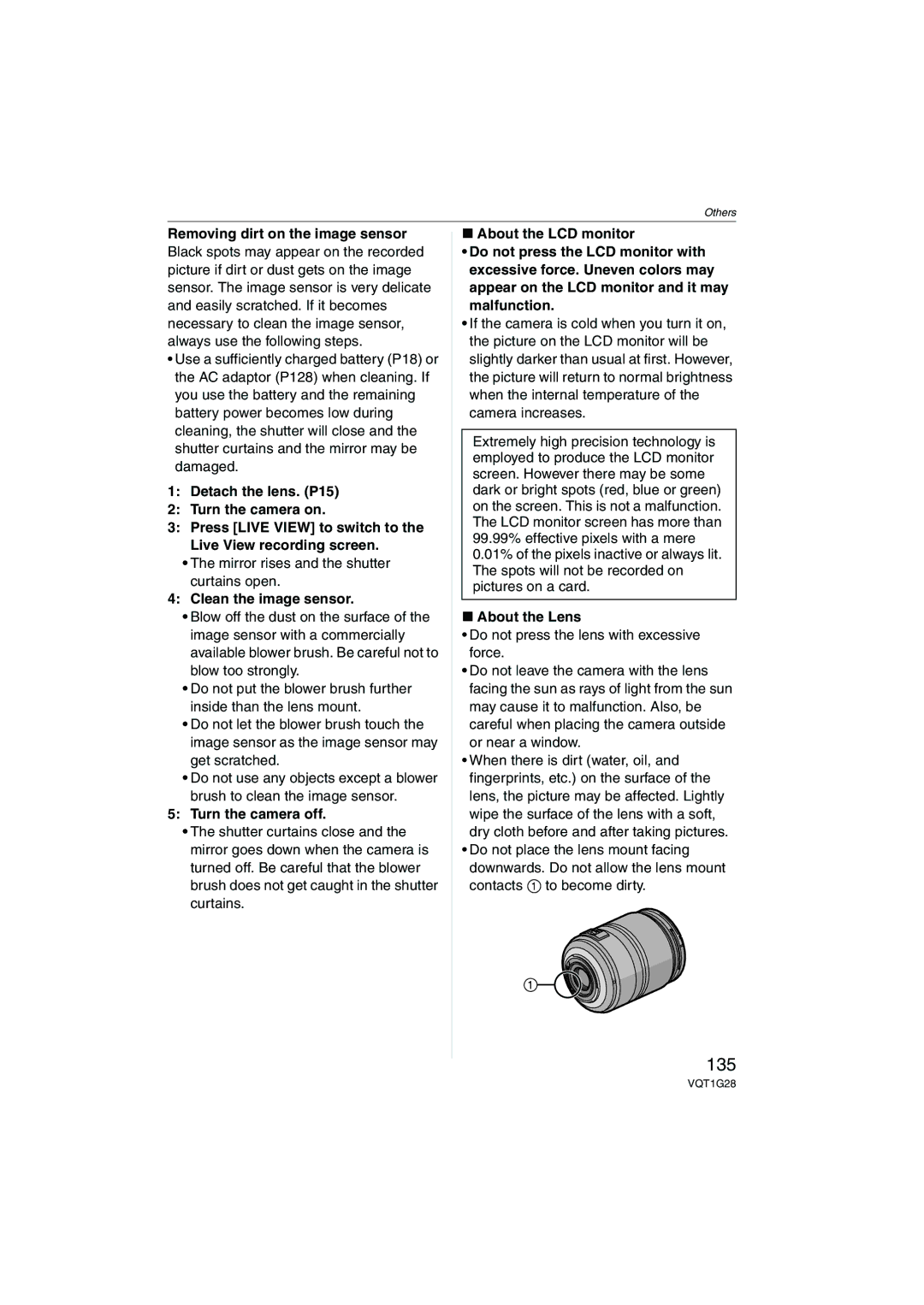 Panasonic DMC-L10K operating instructions 135 