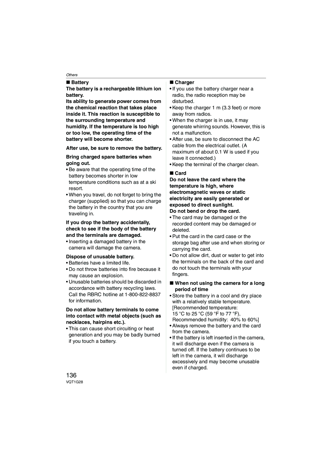 Panasonic DMC-L10K operating instructions 136 