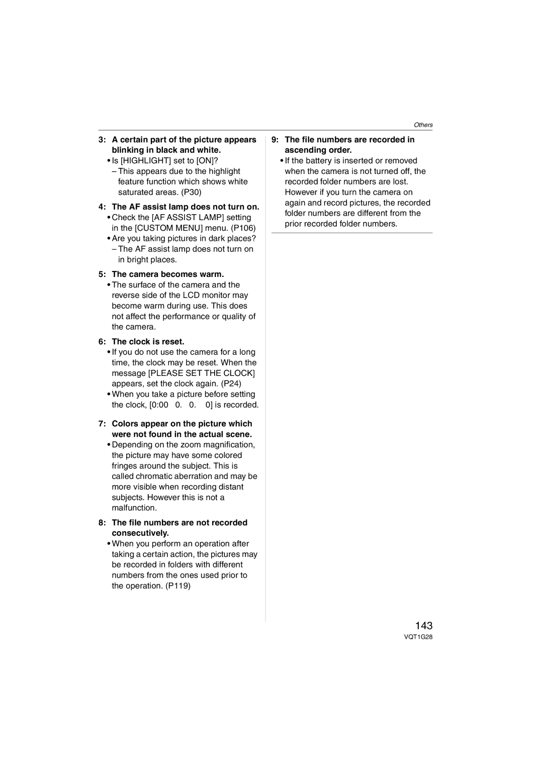 Panasonic DMC-L10K operating instructions 143 