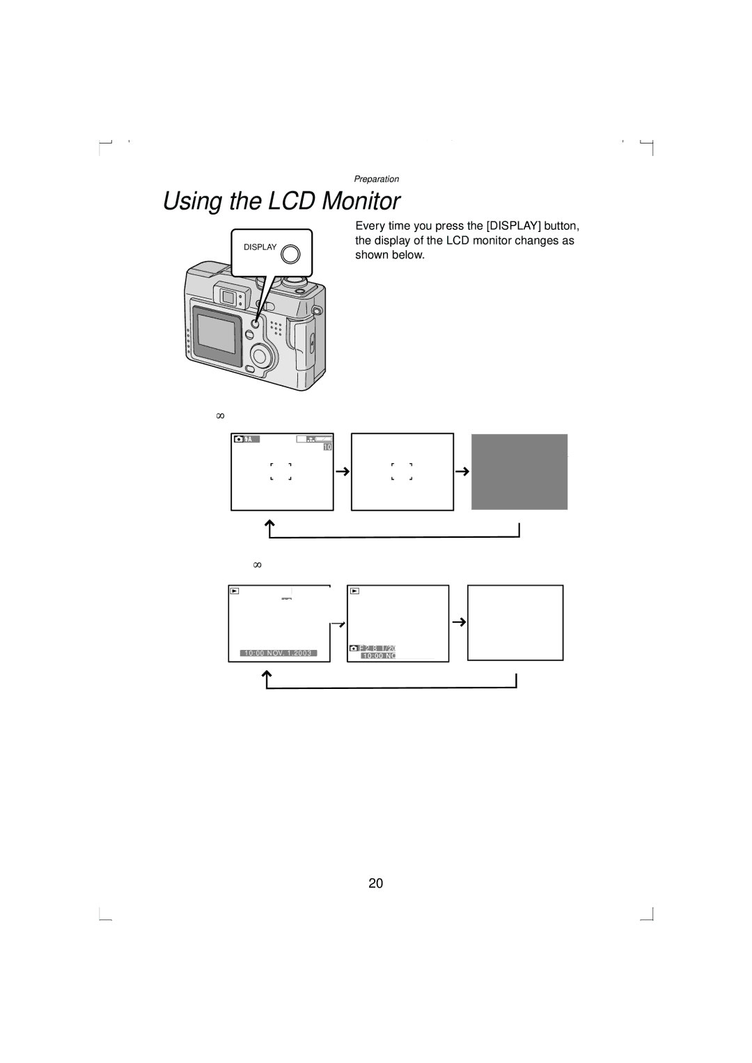 Panasonic DMC-LC33PP operating instructions Using the LCD Monitor, Recording 