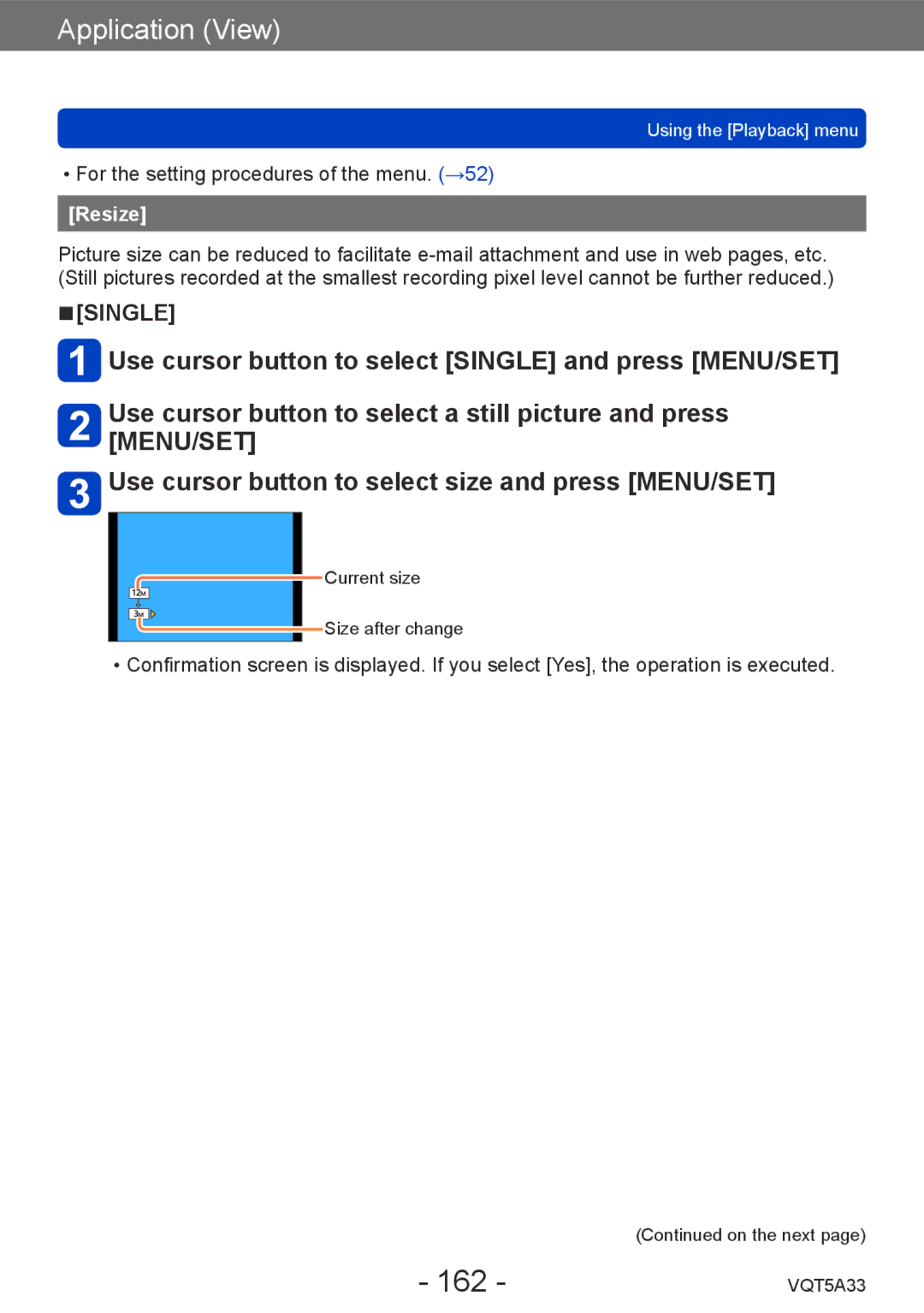 Panasonic DMC-LF1K, DMCLF1W owner manual 162, Resize 