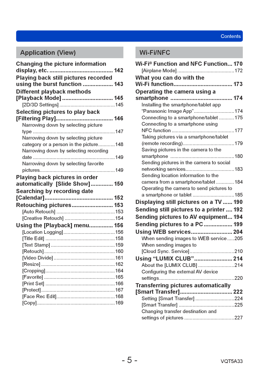 Panasonic DMCLF1W, DMC-LF1K owner manual Application View, Wi-Fi/NFC 