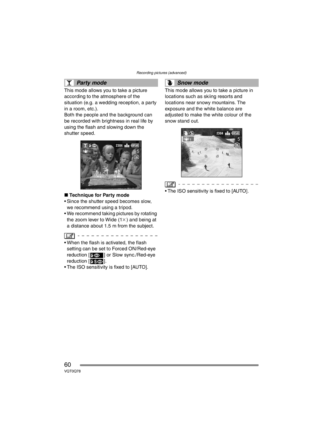 Panasonic DMC-LS1GN operating instructions Technique for Party mode 