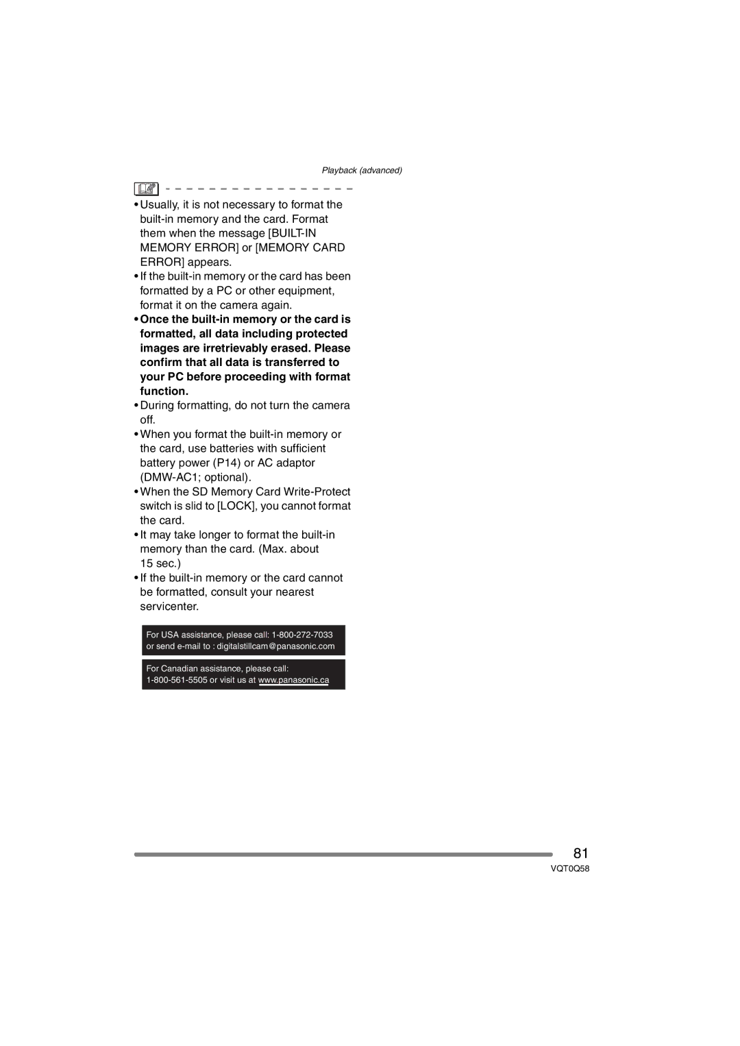 Panasonic DMC-LS1PP operating instructions Playback advanced 