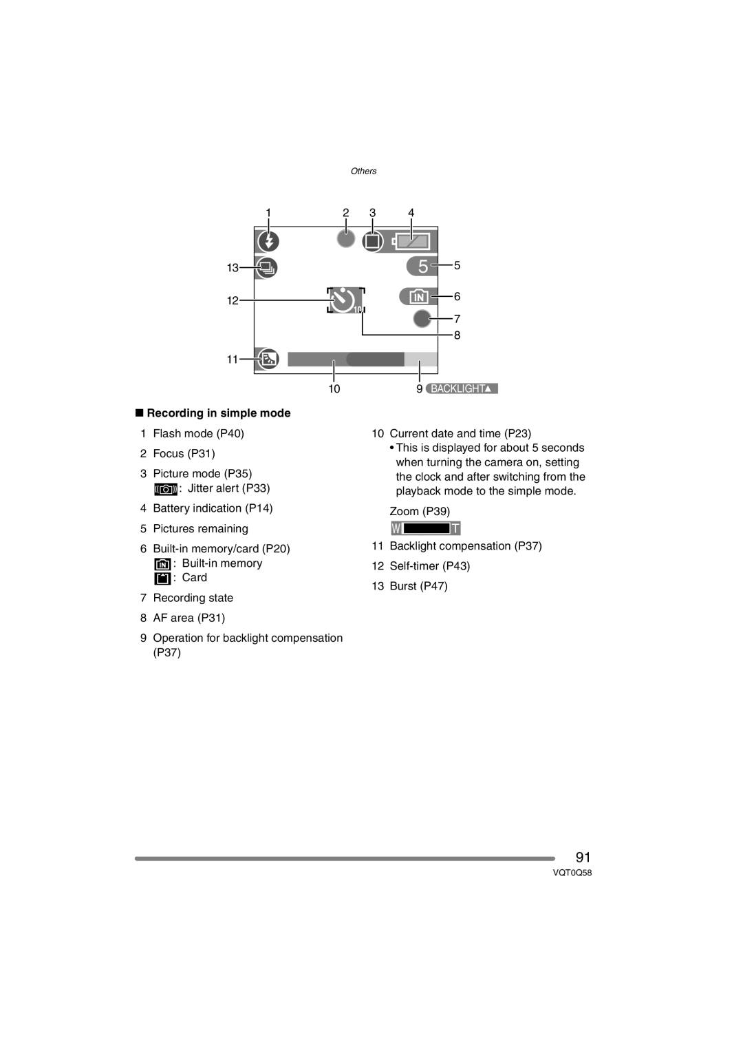 Panasonic DMC-LS1PP operating instructions Recording in simple mode 