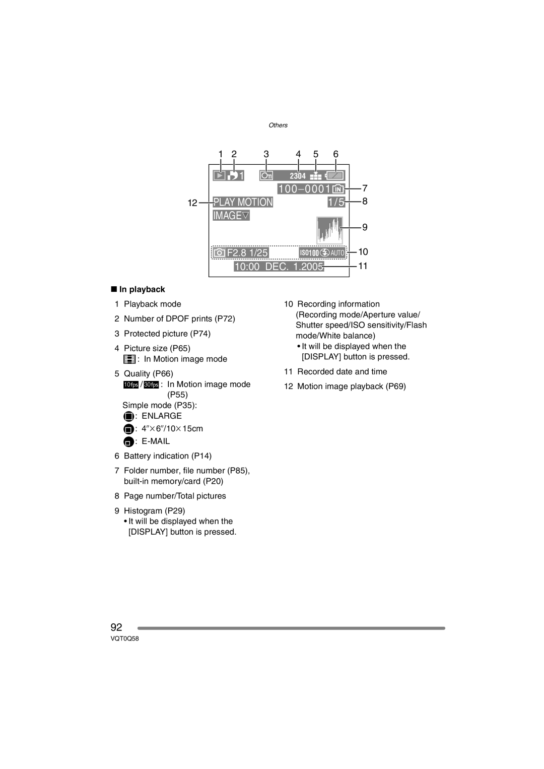 Panasonic DMC-LS1PP operating instructions Image, Playback 