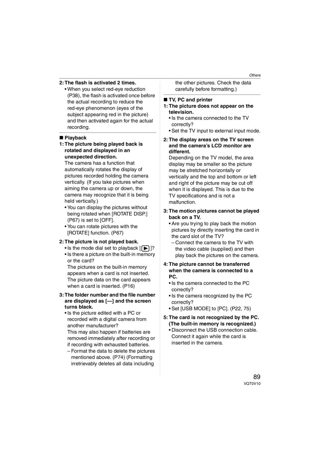 Panasonic DMC-LS2 operating instructions Flash is activated 2 times, You can rotate pictures with the Rotate function. P67 