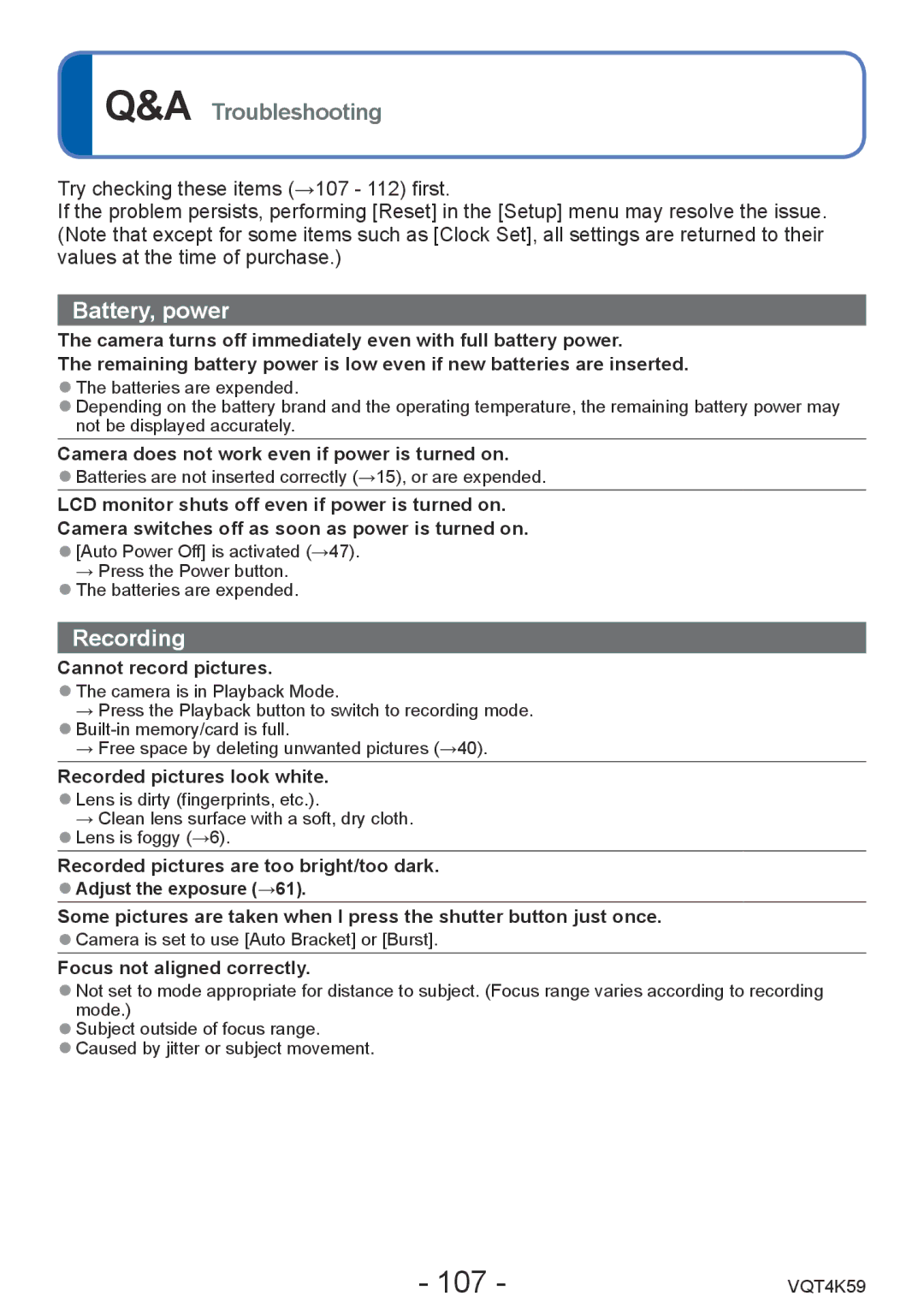 Panasonic DMC-LZ20 owner manual 107 