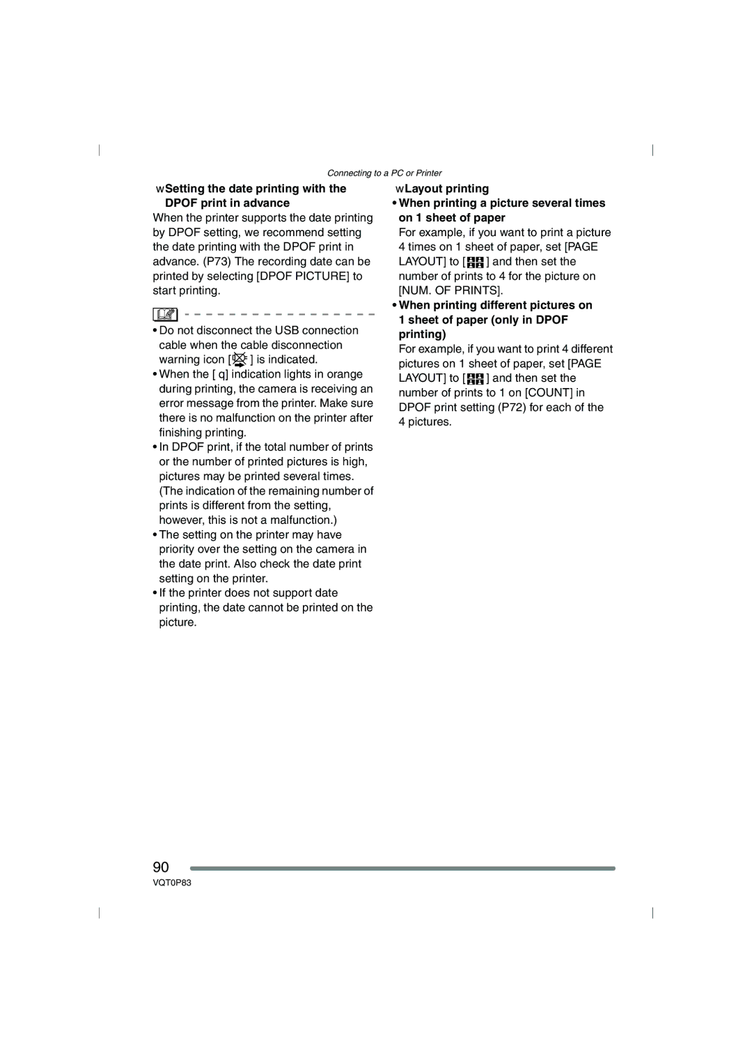 Panasonic DMC-LZ2GN, DMC-LZ1GN operating instructions Setting the date printing with the Dpof print in advance 