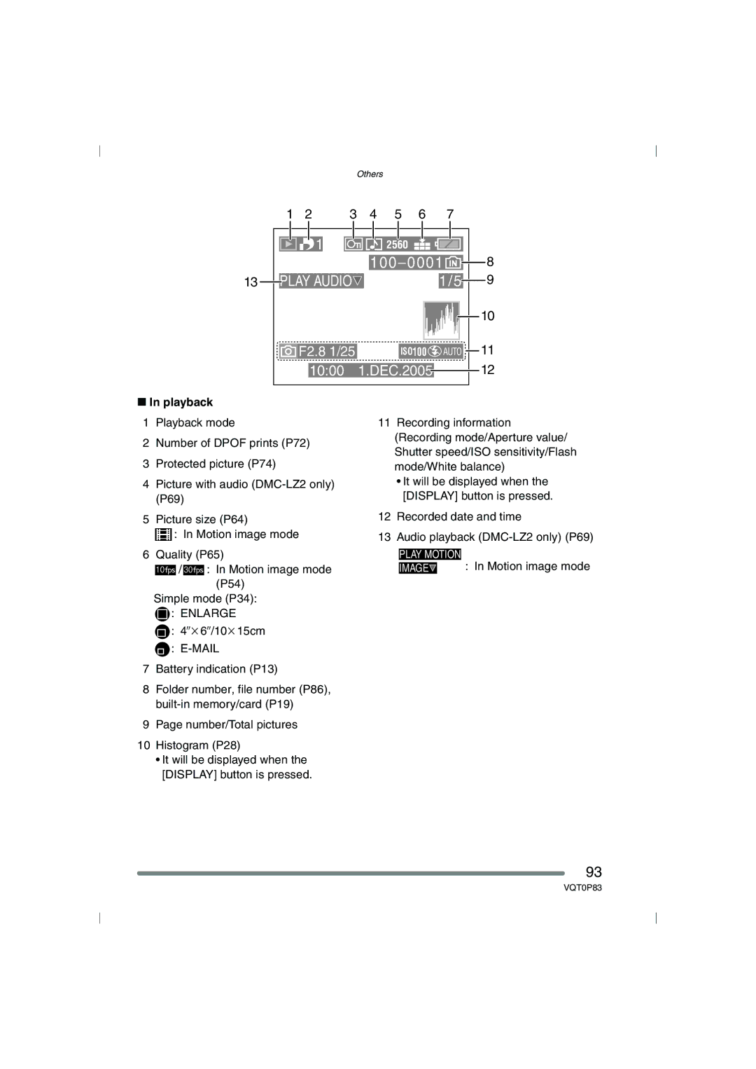 Panasonic DMC-LZ1GN, DMC-LZ2GN operating instructions 1000001, Playback 