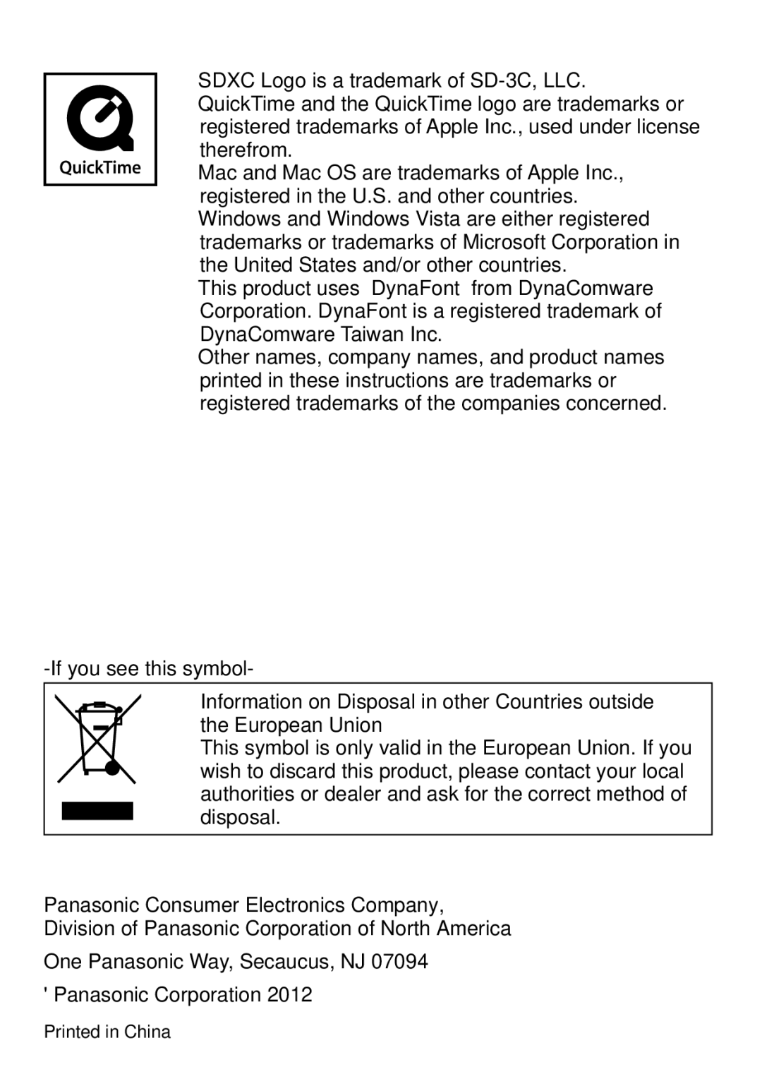 Panasonic DMC-FH6K, DMC-S2V, DMC-S2K, M1211KZ0, VQT4G38 owner manual 