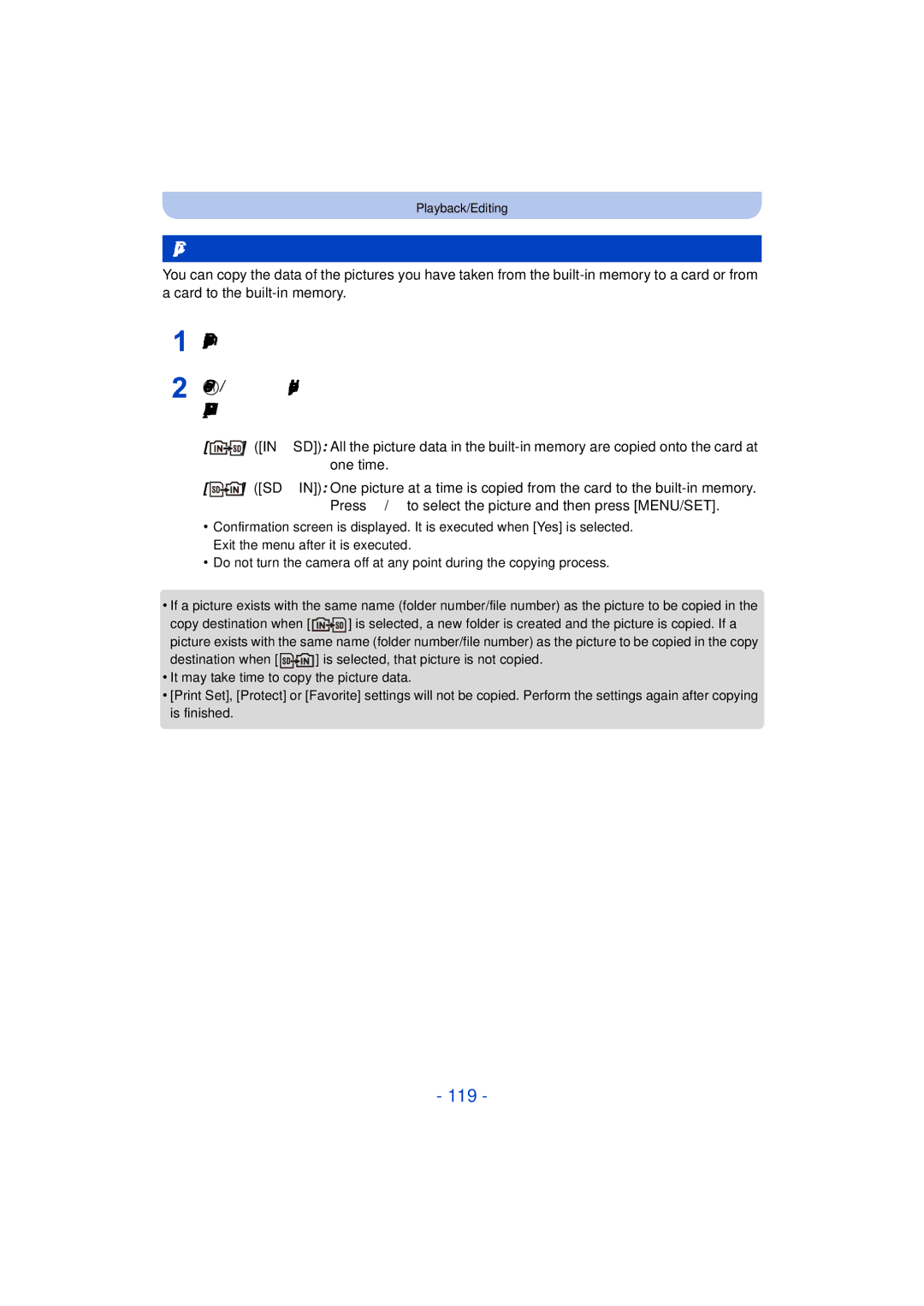 Panasonic DMC-TS25 owner manual 119, Copy 