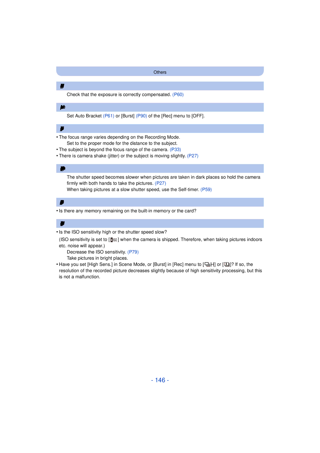 Panasonic DMC-TS25 owner manual 146 