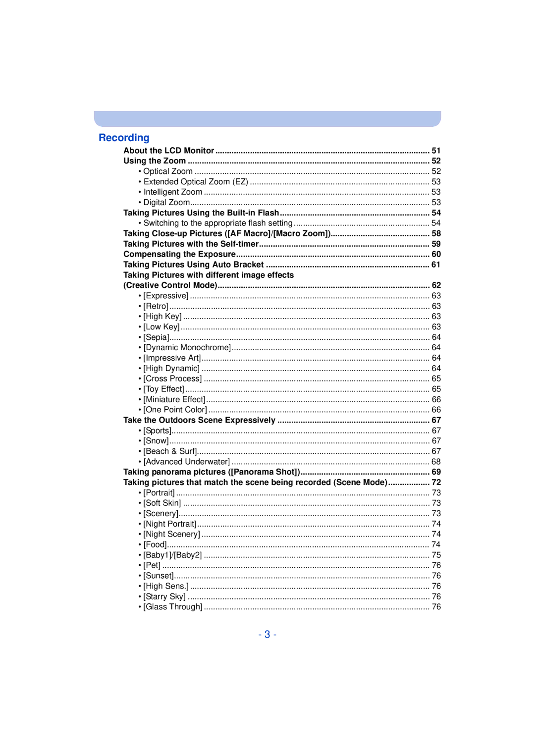 Panasonic DMC-TS25 owner manual About the LCD Monitor Using the Zoom, Taking Pictures Using the Built-in Flash 