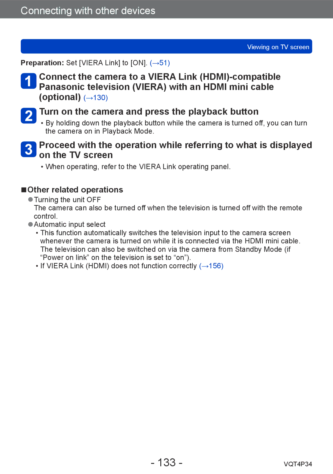 Panasonic DMC-TZ35 operating instructions 133 