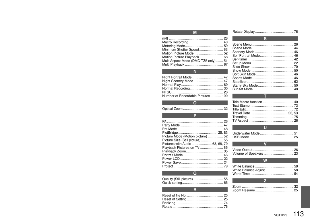 Panasonic DMC-TZ4 operating instructions Multi Aspect Mode DMC-TZ5 only, Pictures with Audio 