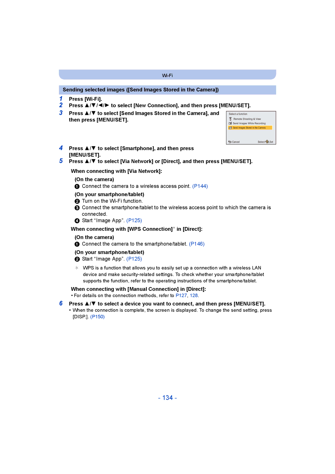 Panasonic DMC-TZ55 operating instructions 134 