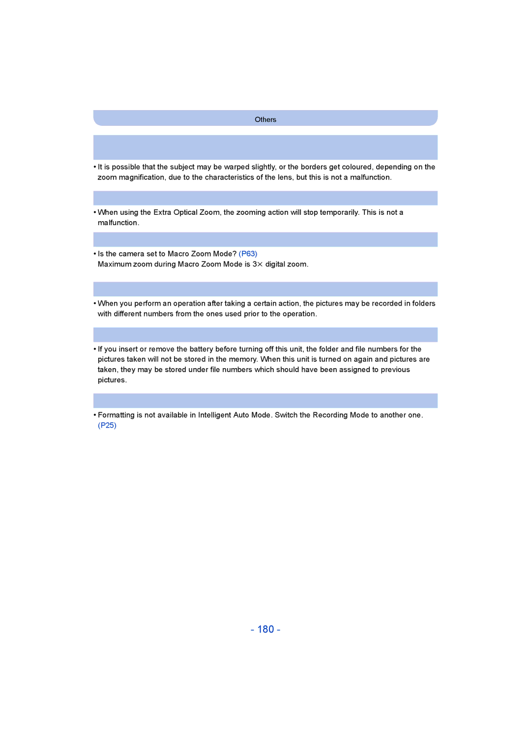 Panasonic DMC-TZ55 operating instructions 180 