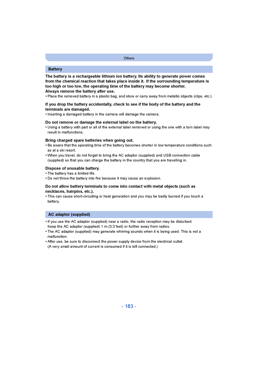 Panasonic DMC-TZ55 operating instructions 183 