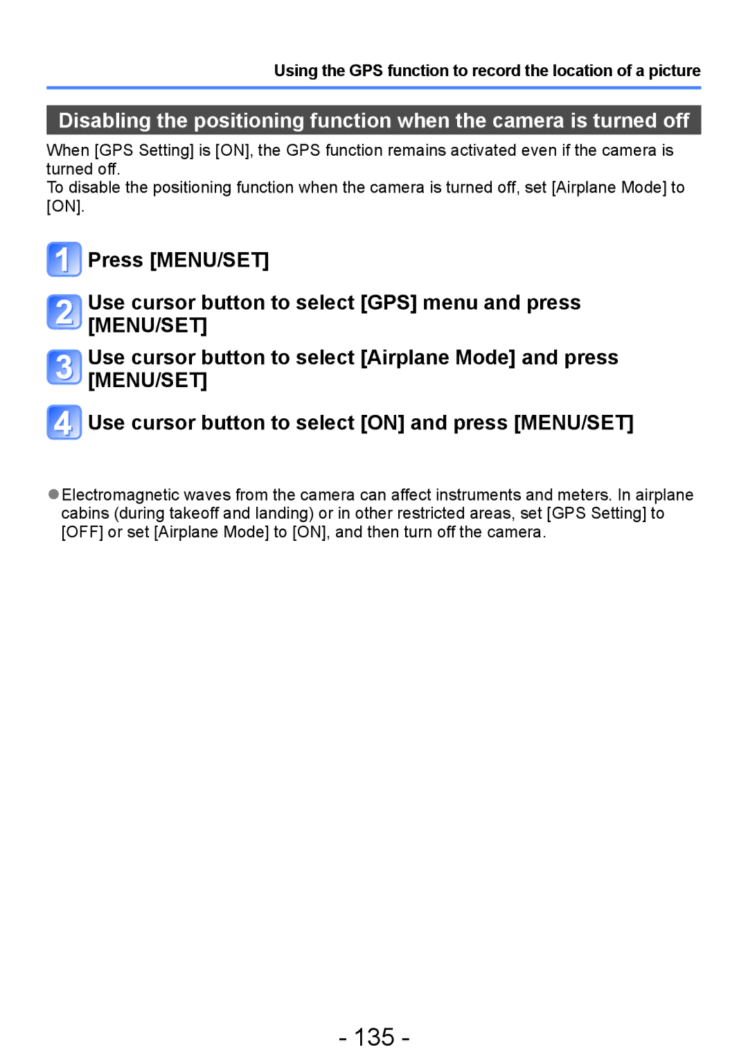 Panasonic DMC-TZ30, DMC-ZS20 manual 135 