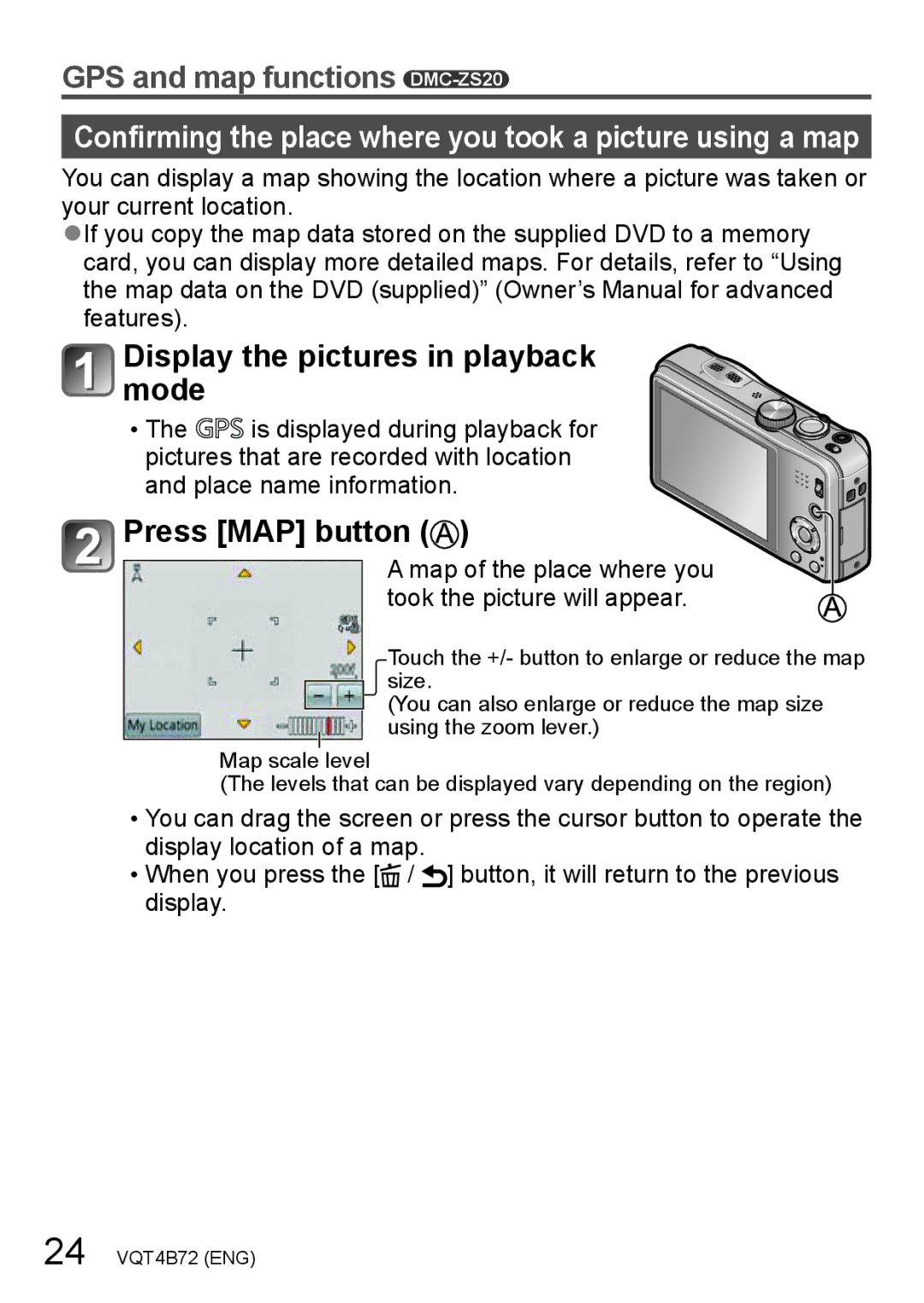 Panasonic DMC-ZS20, DMC-ZS19 owner manual Display the pictures in playback mode 