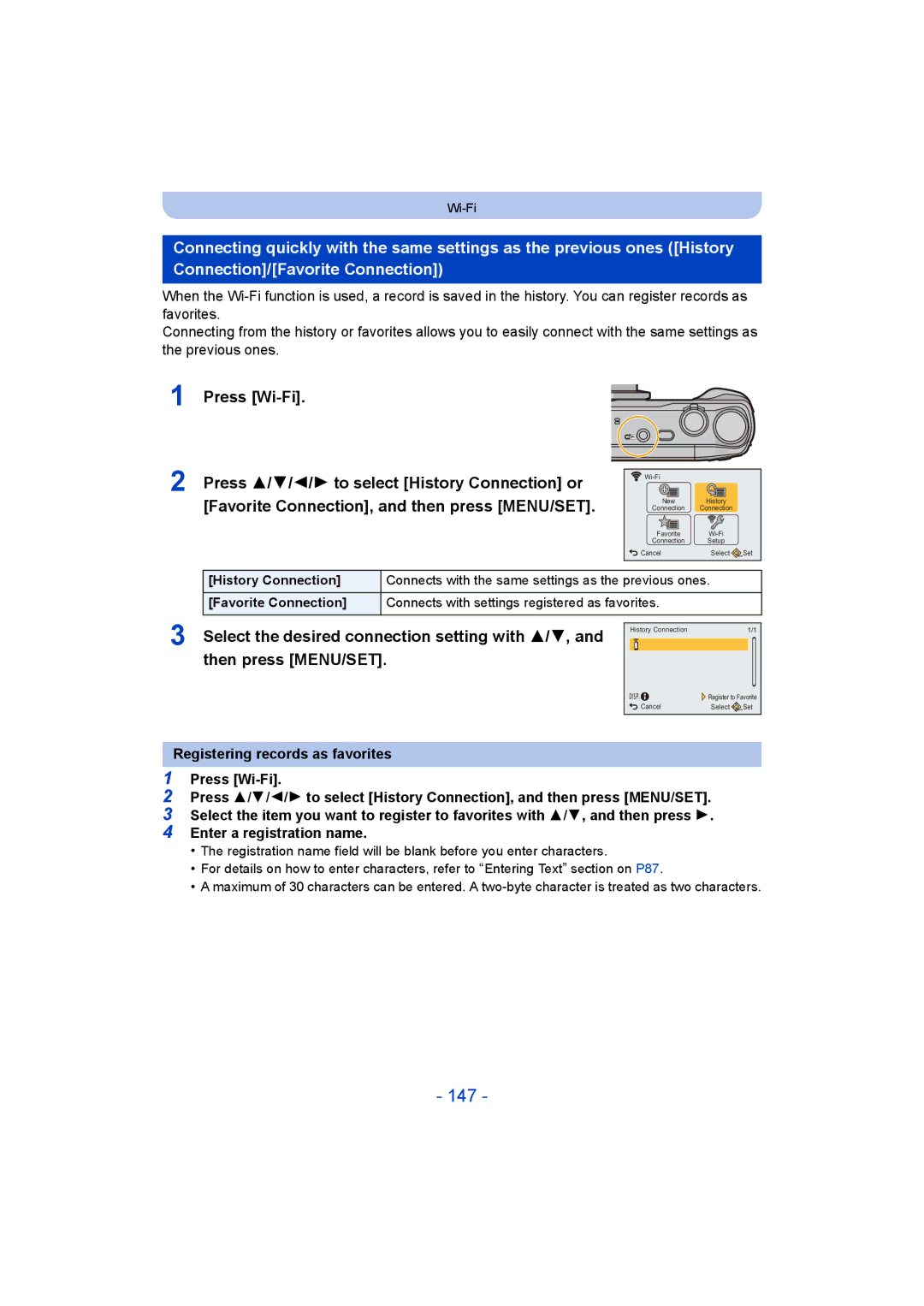 Panasonic DMC-ZS35 owner manual 147 