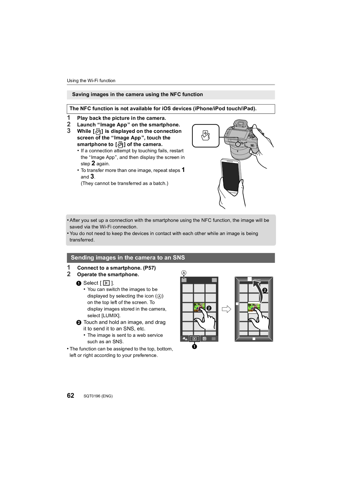 Panasonic DMCFZ1000 owner manual Sending images in the camera to an SNS, Image is sent to a web service such as an SNS 