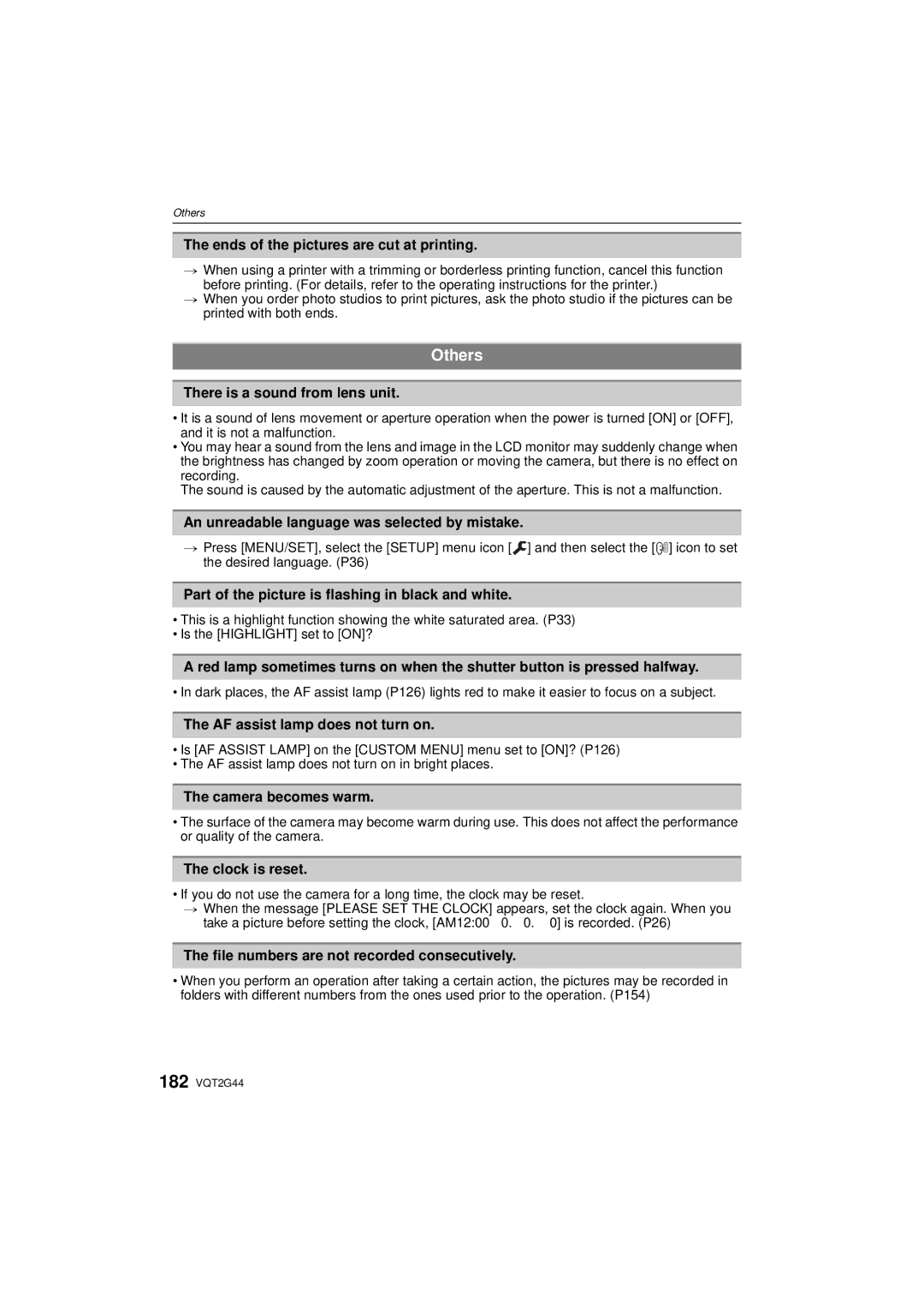 Panasonic DMC-GF1C, DMCGF1CK, DMCGF1KK operating instructions Others 