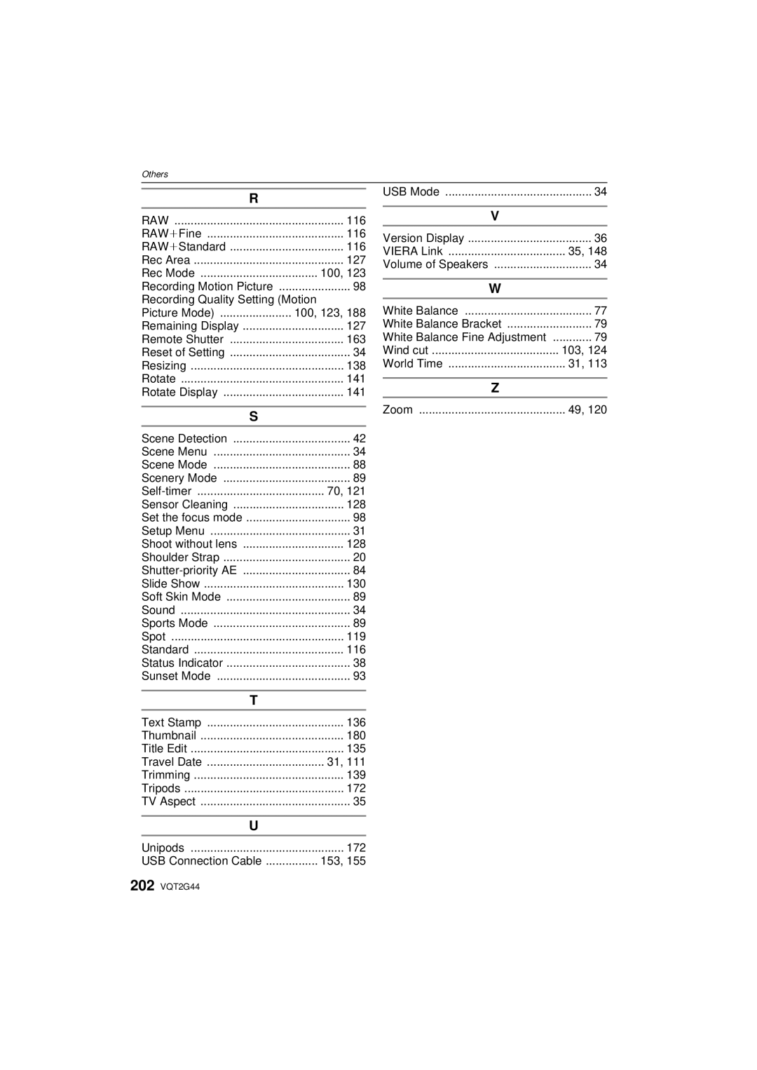 Panasonic DMCGF1KK, DMCGF1CK, DMC-GF1C operating instructions Recording Quality Setting Motion, 153 