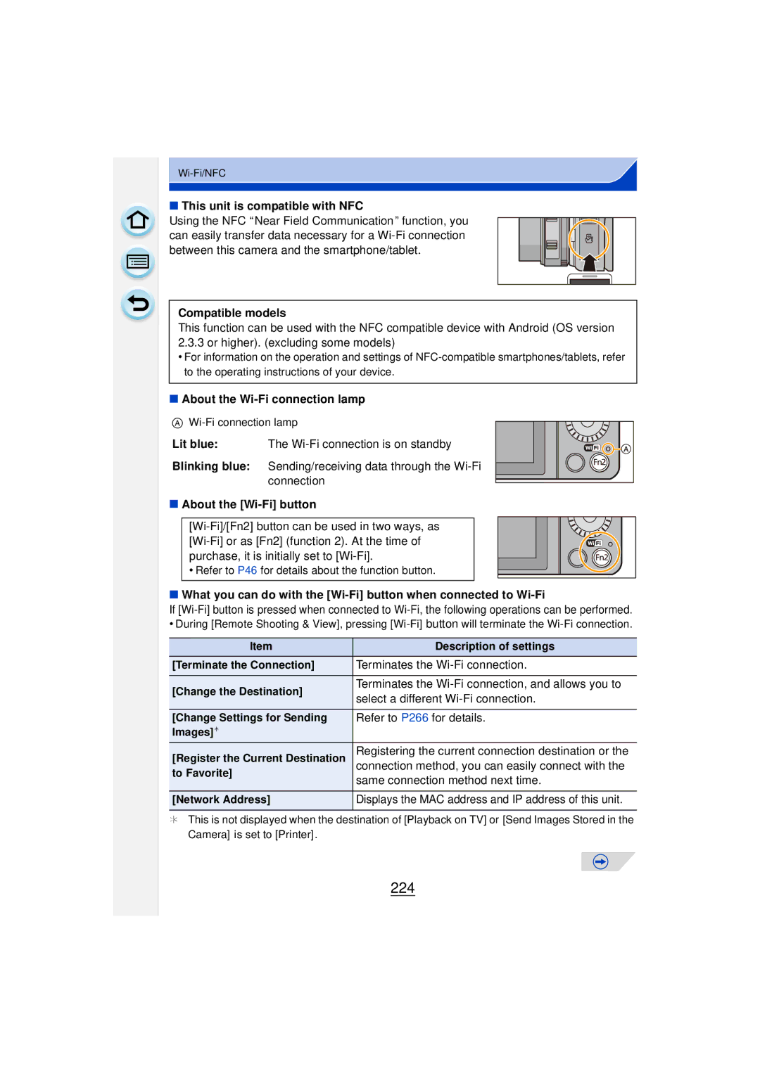 Panasonic DMCGF6KK owner manual 224 