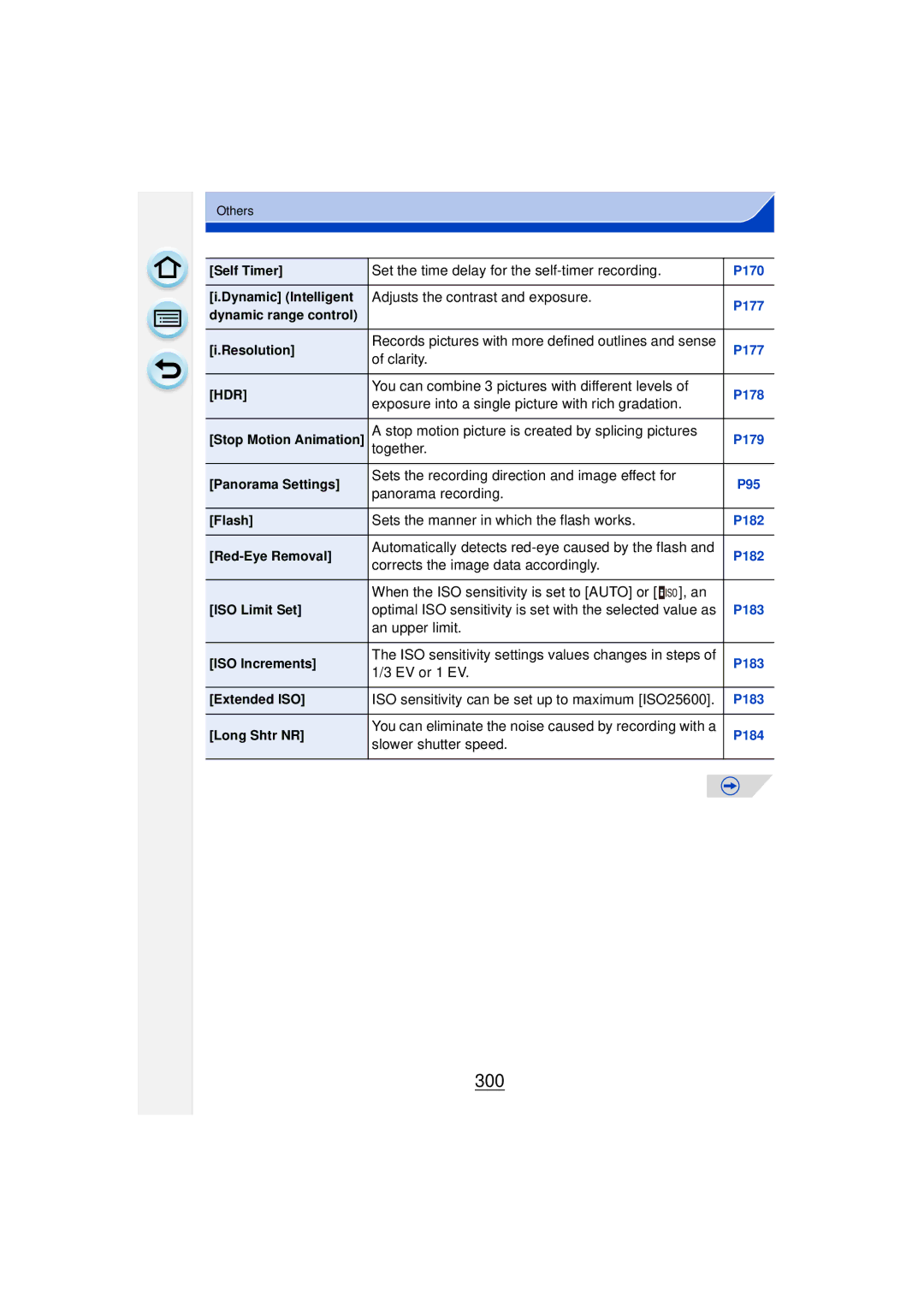 Panasonic DMCGF6KK owner manual 300 