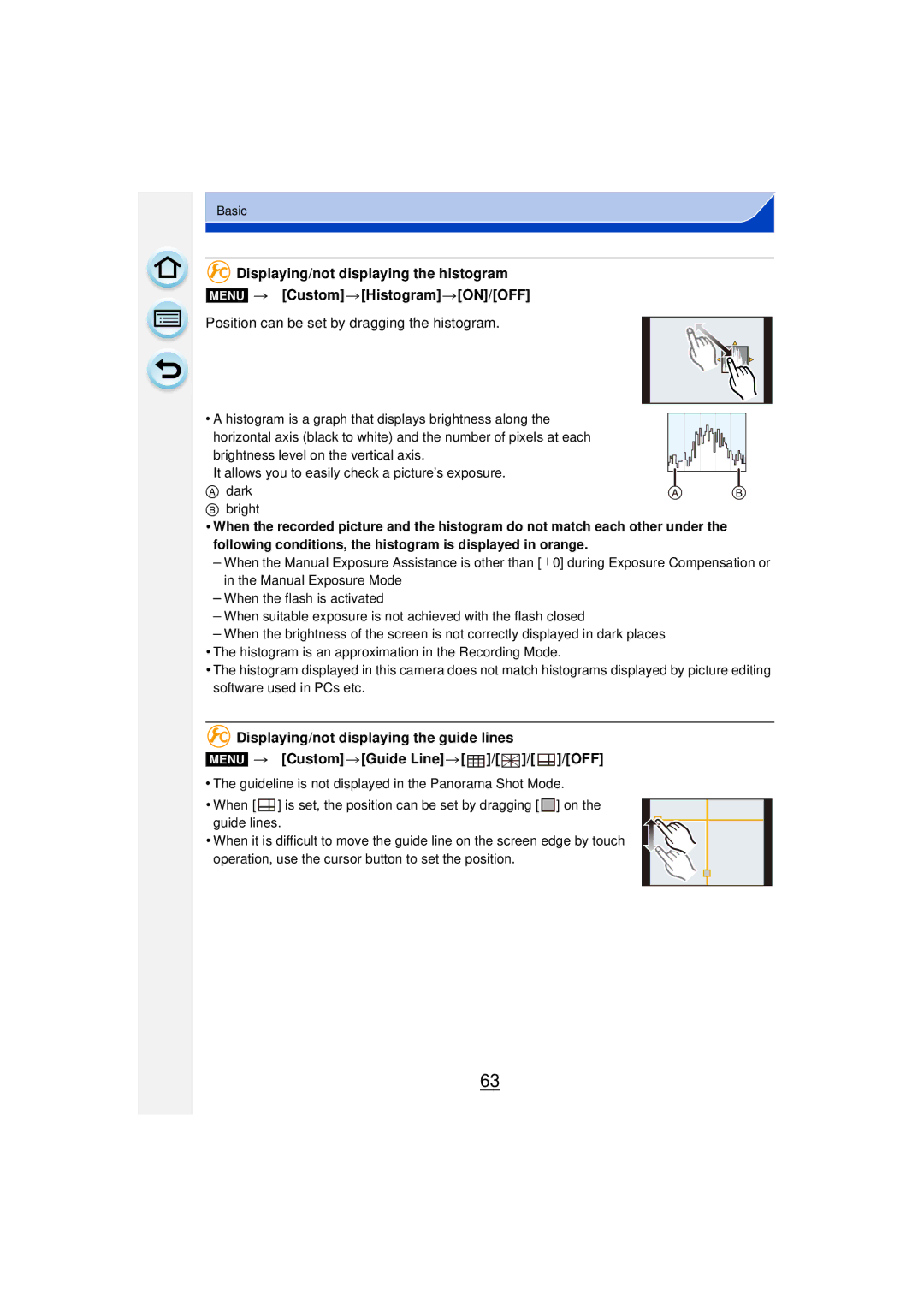 Panasonic DMCGF6KK owner manual Basic 