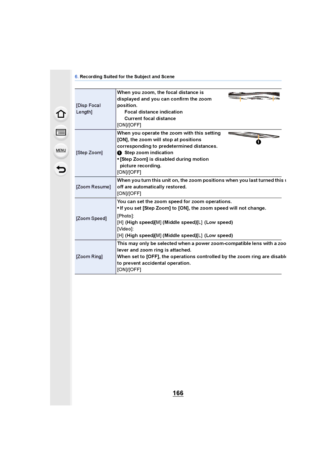 Panasonic DMCGH4KBODY, DMCGH4YAGH owner manual 166 