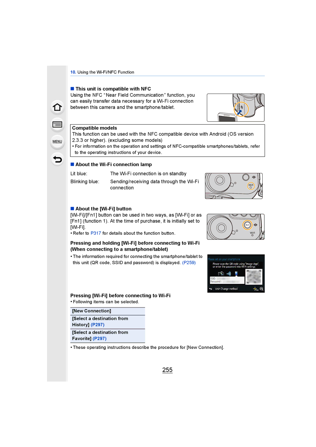 Panasonic DMCGH4YAGH, DMCGH4KBODY owner manual 255 